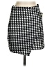 Shein Houndstooth Black Casual Skirt Size 4 - photo 1