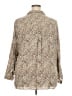 Tinsel 100% Rayon Animal Print Tan 3/4 Sleeve Blouse Size 3X - photo 2