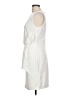 Unbranded 100% Polyester Solid Ivory Cocktail Dress Size L - photo 5