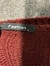 Fashion 100% Acrylic Burgundy Pullover Sweater Size L - photo 7