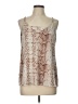 Bar III Ivory Sleeveless Blouse Size L - photo 1