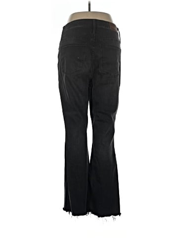 Madewell Tall Curvy Cali Demi-Boot Jeans in Berkeley Black: Chewed-Hem Edition (view 2)