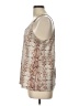 Bar III Ivory Sleeveless Blouse Size L - photo 5