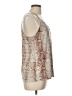 Bar III Ivory Sleeveless Blouse Size L - photo 4
