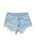 Shein Blue Denim Shorts Size 6 - photo 1