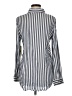 Alexander Jordan 100% Rayon Stripes Blue Long Sleeve Button-Down Shirt Size M - photo 2