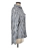 Alexander Jordan 100% Rayon Stripes Blue Long Sleeve Button-Down Shirt Size M - photo 4