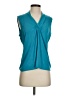 Judith Hart Teal Sleeveless Blouse Size XXS (estimated) - photo 1