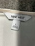 Nine West 100% Polyester Ivory Sleeveless Blouse Size L - photo 7