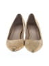 Crown Vintage Color Block Tan Yellow Heels Size 7 - photo 2