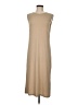 Zyia Active Solid Tan Casual Dress Size M - photo 1