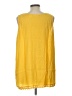 CW Classics 100% Rayon Yellow Sleeveless T-Shirt Size L - photo 2