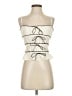 Isalis 100% Polyester Ivory Sleeveless Blouse Size S - photo 1