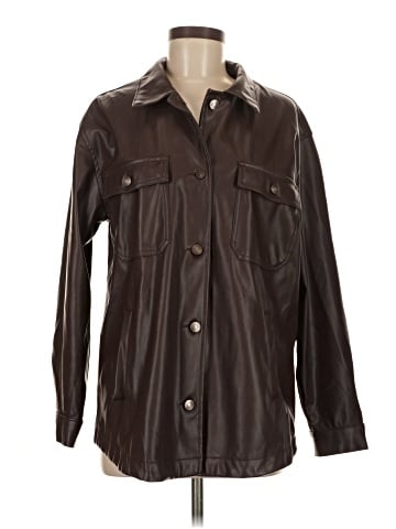Stoosh Faux Leather Jacket (view 1)