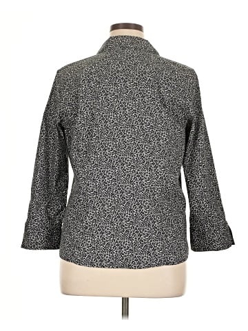 Croft & Barrow 3/4 Sleeve Button-Down Shirt (view 2)