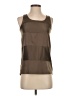 Ann Taylor Brown Sleeveless Blouse Size S - photo 1