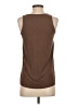 Ann Taylor Brown Sleeveless Blouse Size S - photo 2