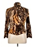 Carmen Marc Valvo Animal Print Brown Blazer Size 16 - photo 2