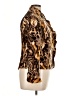 Carmen Marc Valvo Animal Print Brown Blazer Size 16 - photo 4