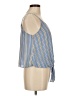Lush 100% Polyester Blue Sleeveless Blouse Size M - photo 4