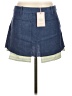 Alexis Solid Blue Denim Skirt Size S - photo 2