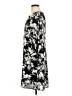 Worthington 100% Polyester Print Black Casual Dress Size M - photo 5