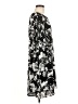 Worthington 100% Polyester Print Black Casual Dress Size M - photo 4
