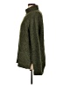Mia + Tess Tweed Green Turtleneck Sweater Size L - photo 5