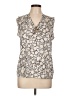 Unbranded Ivory Sleeveless Blouse Size L (estimated) - photo 1