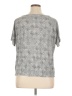 Old Navy 100% Rayon Tweed Silver Short Sleeve T-Shirt Size XL - photo 2