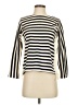 Pepin 100% Cotton Stripes Ivory Pullover Sweater Size S - photo 1