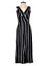 By & By 100% Polyester Stripes Black Jumpsuit Size 0 - photo 1