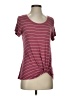 Nine Britton Burgundy Short Sleeve Top Size XS - photo 1