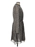 Boden 100% Polyester Paisley Gray Casual Dress Size 10 - photo 4