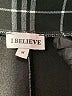 I Believe Plaid Black Casual Pants Size M - photo 3