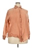 TAN + LINES Orange 3/4 Sleeve Button-Down Shirt Size 2X - photo 1