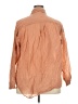 TAN + LINES Orange 3/4 Sleeve Button-Down Shirt Size 2X - photo 2