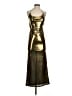 Unbranded Metallic Gold Cocktail Dress Size S - photo 1