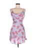 Assorted Brands 100% Polyester Floral Blue Cocktail Dress Size M - photo 1