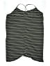 Unbranded 100% Polyester Stripes Black Swimsuit Cover Up Size 2XL - photo 1