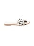 Salt + Umber Animal Print Ivory Tan Sandals Size 8 - photo 1