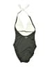 Vince Camuto Argyle Gray One Piece Swimsuit Size 1 - photo 2