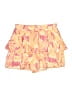 Nicole Miller Print Yellow Shorts Size XL - photo 1