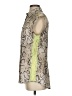Pinko Animal Print Silver Brown Sleeveless Blouse Size EU (IT) 36 / US 0 - photo 5