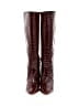 Veronica Beard 100% Leather Burgundy Brown Boots Size 5 1/2 - photo 2