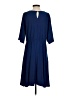 NY Collection Solid Blue Casual Dress Size P (petite) - photo 2