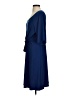 NY Collection Solid Blue Casual Dress Size P (petite) - photo 5