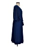 NY Collection Solid Blue Casual Dress Size P (petite) - photo 4