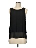 HD in Paris 100% Polyester Black Sleeveless Blouse Size 6 - photo 1