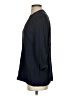 Ichi 100% Viscose Black 3/4 Sleeve Button-Down Shirt Size XS - photo 5